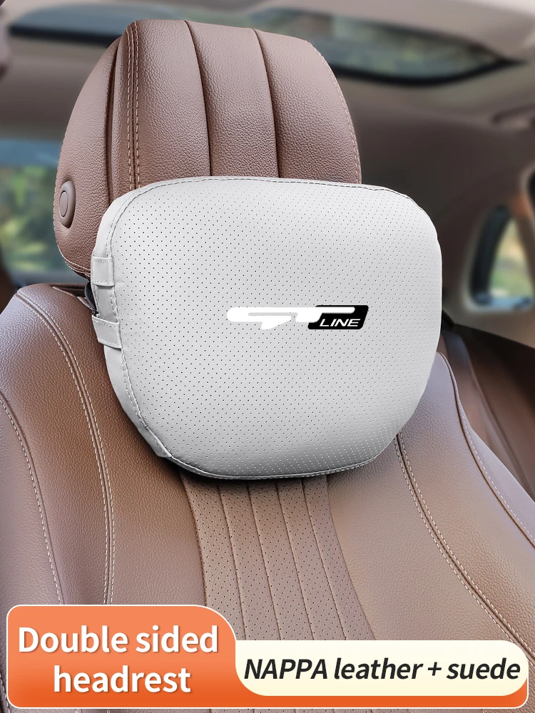 Car Headrest Neck Support Seat lumbar Cushion Soft Neck pillow For Kia KN GT Rio Picanto Sportage Stinger Niro Telluride Sorento