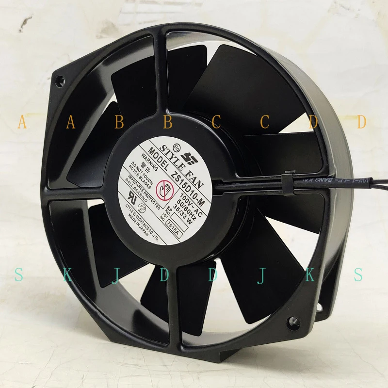 M  New STYLE FAN ZS15D10-M AC 100V 35/33W 2-Wire Cooling Fan