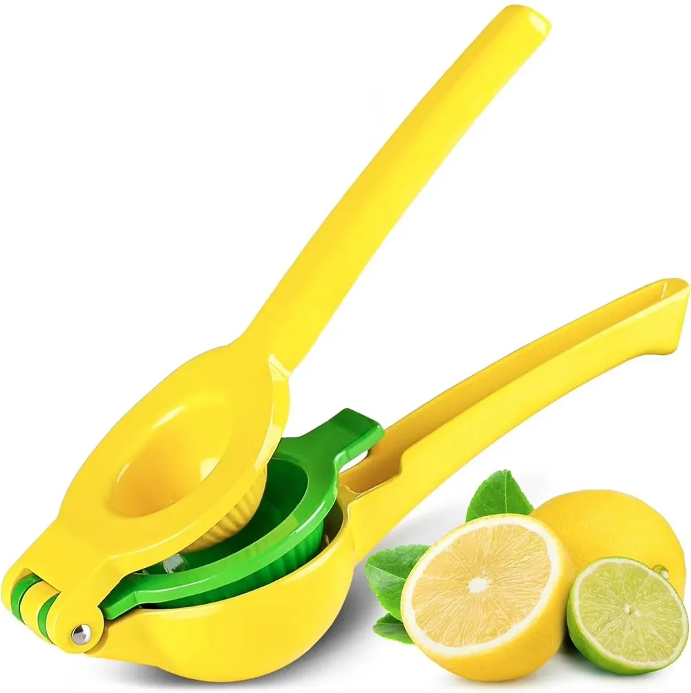 

2-in-1 Lemon Squeezer，Hand Juicer Lemon Squeezer Gets Every Last Drop，Easy to Clean Manual Citrus Juicer Lemon Juicer Squeezer