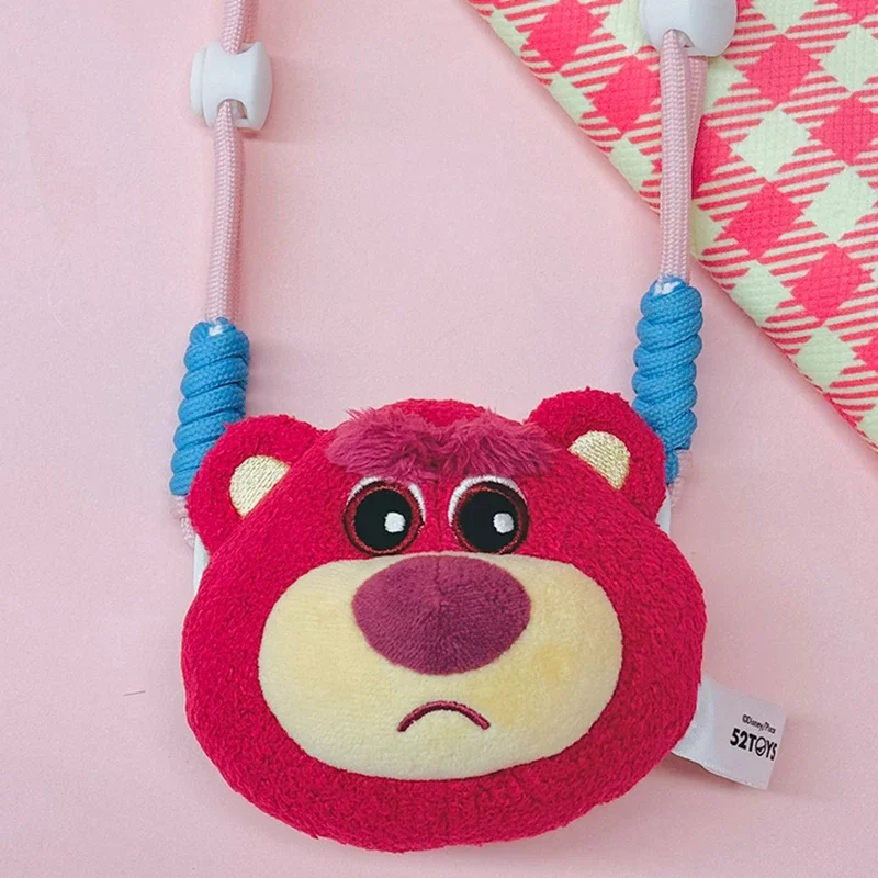 

52TOYS Disney Strawberry Bear ITS ME Series Plush Mobile Phone Rope Anti-loss Rope Diagonal Span Can Be Back Hanging Neck Rope