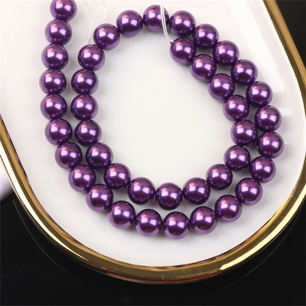 Beads for Jewelry Making Charm Natural Marine Shell Pearls DIY Women Necklace Bracelet Gift 16 Types Color Options Accessories