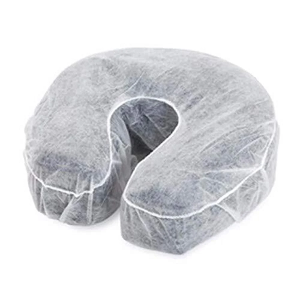 50Pcs Disposable Non-Woven Headrest Pillow Spa Salon Bed Table Cover Paper Beauty Massage Face Cradle Table Head Rest Covers