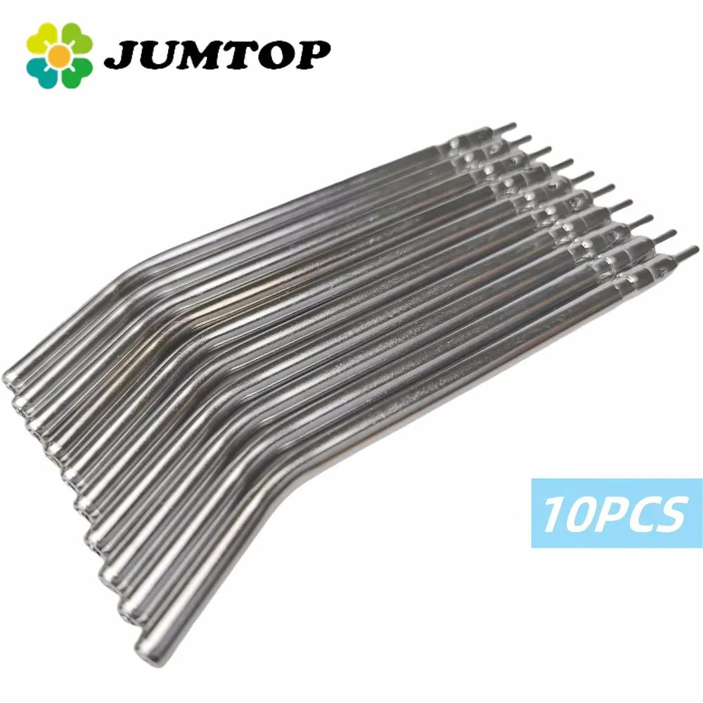 

10 шт. стоматологических трехходовых шприцевых распылителей воздуха и воды — насадки из нержавеющей стали для обслуживания и ухода за стоматологическим креслом