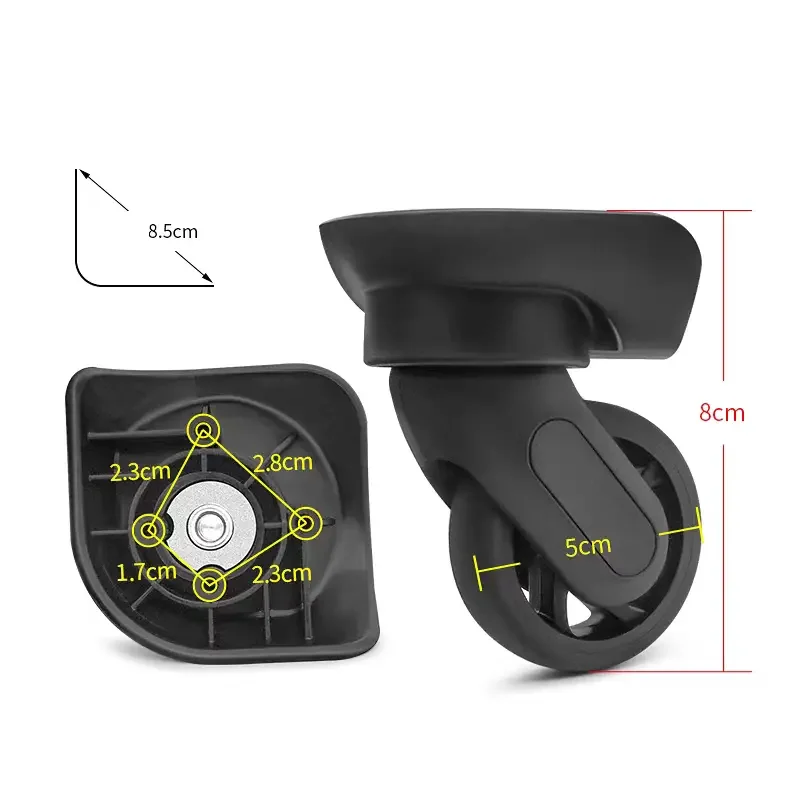 Travel Luggage Wheels Replacement Model Hongsheng A95/C21 Suitcase Bag universal Wheel Swivel Caster Accessories