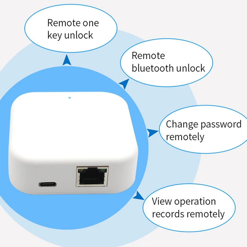 Wifi Gateway For Smart Door Lock Bluetooth Ttlock Phone Remote Control LOCK Unlock Bluetooth To Wifi Converter