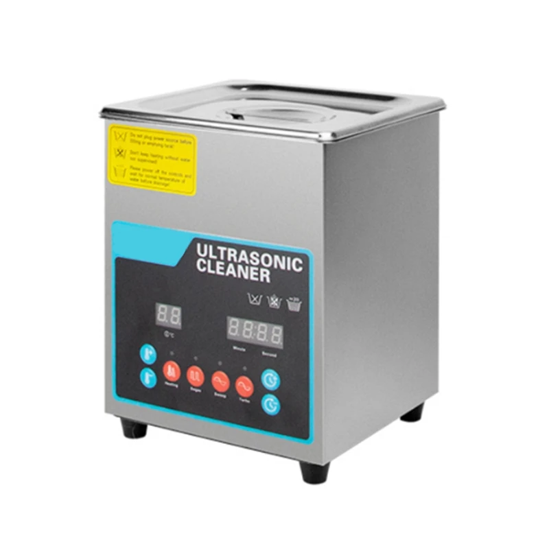 

Ультразвуковой очиститель с ручкой 2 л Ультразвуковая чистящая машина из нержавеющей стали 304 с нагревателем и таймером Британская вилка