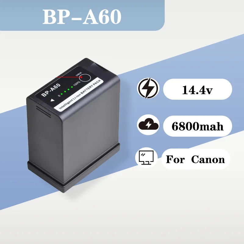

Professional Replacement Battery BP-A60 14.4V 6800mAh For Canon CA-CP200 Digital Camera Video Camcorder