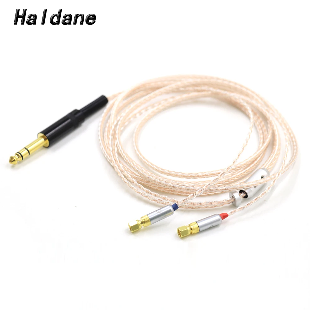 

Haldane 16Cores UPOCC Single Crystal Copper Silver Mixed Headphone Upgrade Cable for (Screw) Hifiman HE6 HE5 HE400 HE500 HE600 H