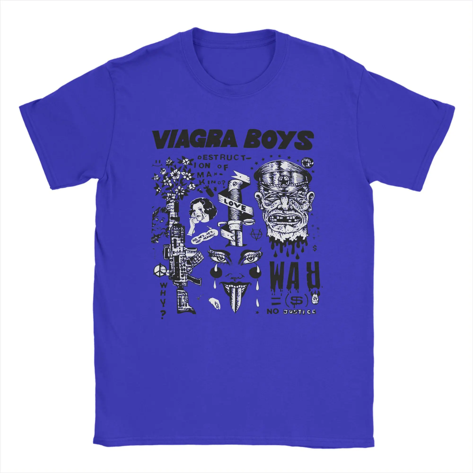 Viagra Boys T Shirt Summer Vintage T-Shirts 100 Cotton Popular 