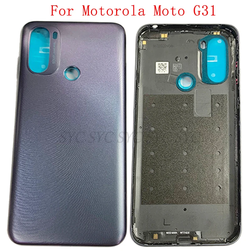 Battery Cover Rear Door Case Housing For Motorola Moto G31 Back Cover Repair Parts