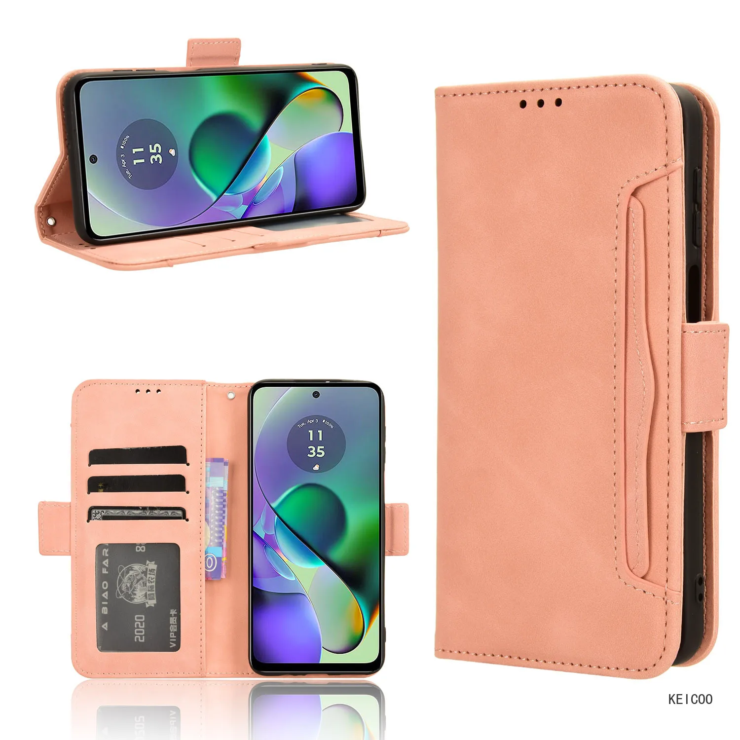 Retro Protection Cases for Motorola Moto G54 G84 G 54 84 5G XT-2343-1 Luxury Multi-Card Slot Wallet Clip Covers Magnetic Shell