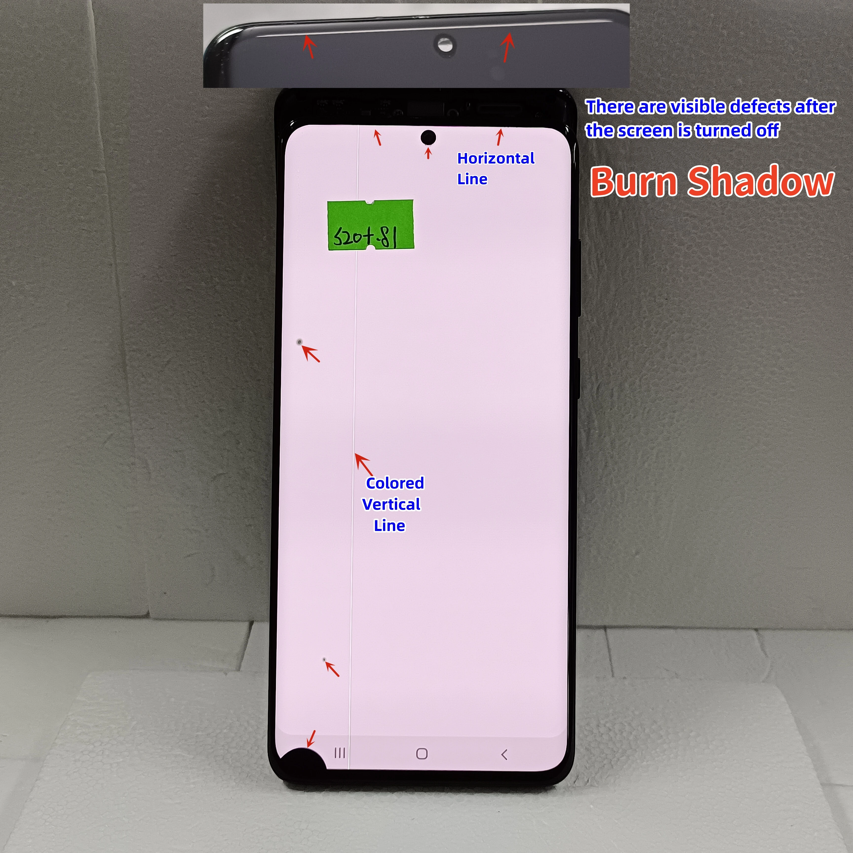 Super AMOLED dla S20+ dla Samsung Galaxy S20 PLUS G985A G985U G985F/DS Wyświetlacz LCD Ekran dotykowy Digitizer Zespół z wujnikami