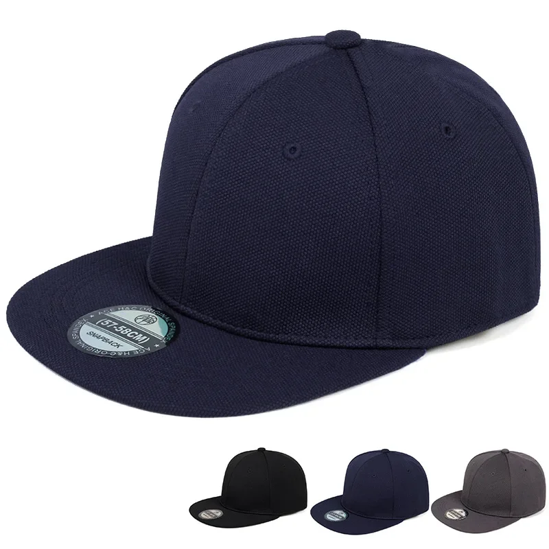 Marka Oohmy Nie Regulowane Czapki Snapback Hip Hop Dopasowane Czapki Dla Dorosłych Jednokolorowe Czapki Baseballowe 57-58cm dla Małej Twarzy