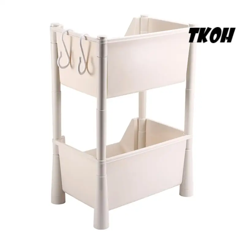 

TKOH-Bookshelf Shelf Children's Toy Storage Rack Multi-Layer Household Shelf
