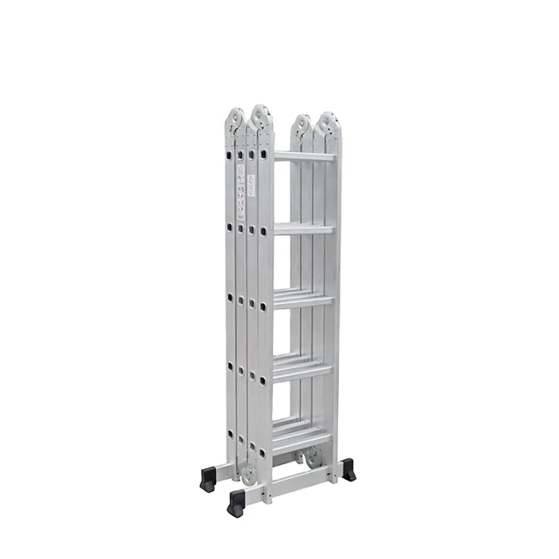 Customized Home Use Scaffold Platform Aluminum Ladder Aluminum Folding Attic Fire Escape Ladder