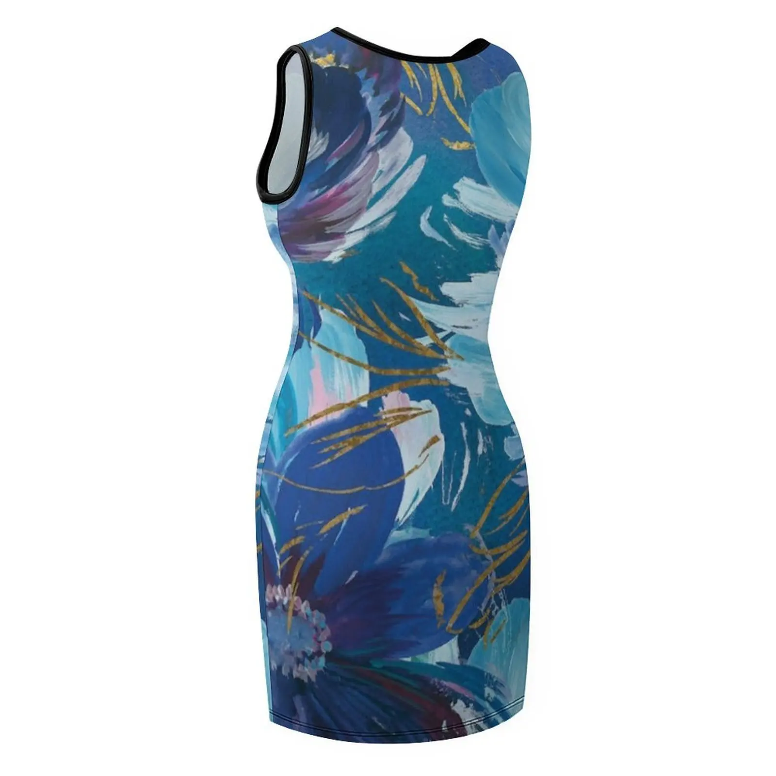 Midnight Floral Sleeveless Sundress women's clothing trend 2025 dresses korean style wedding dresses for parties