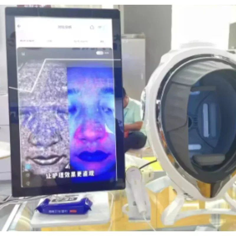 Esintelligent Scanner Skin Analyzer Device Facial Skin Analysis AI Skin Arrivals 3D Analyzer Facial Skin Test