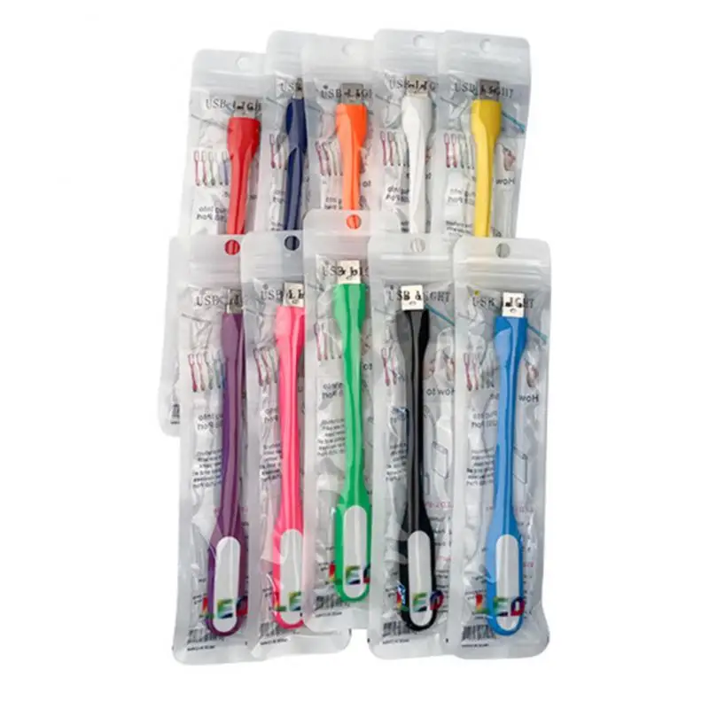 Portable USB LED Mini Book Reading Light Lamp Travel Table Lamp PC Computer Laptop Notebook Flexible Bendable Night Light