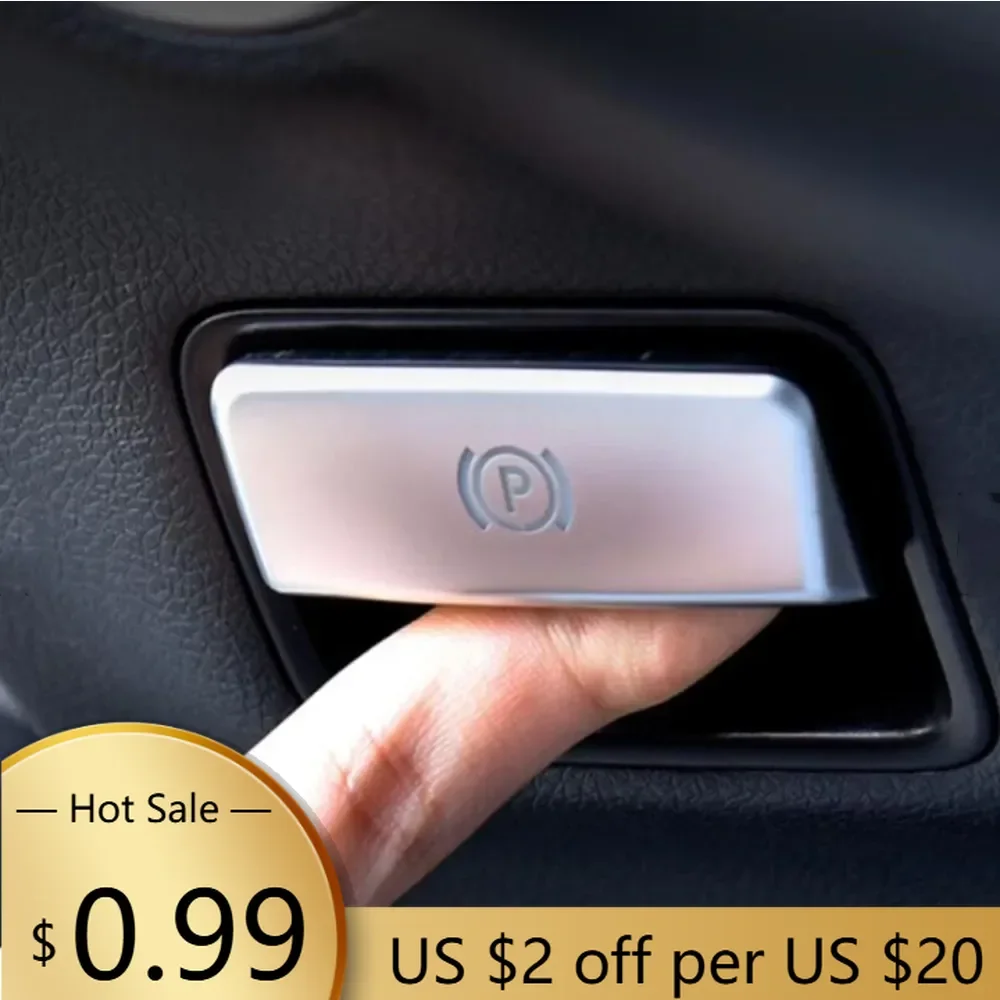 

Steering Covers For Mercedes Benz A B S CLA GLA GLE GLS GL ML SLK Class Metal Car P Button Foot Brake Release Switch Decoratio