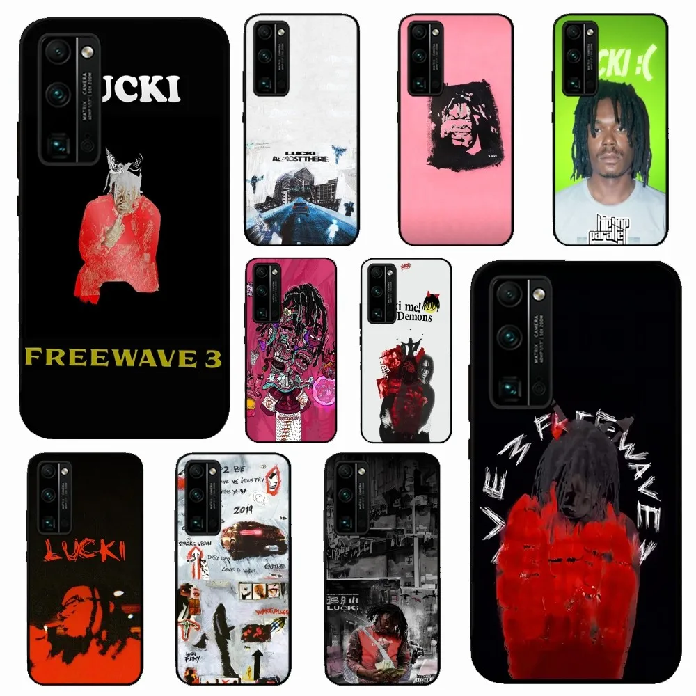 L-Lucki Rapper WAKE UP LUCKI Phone Case For Huawei Honor 10 lite 9 20 7A 9X 30 50 60 70 pro plus Soft Silicone Cover