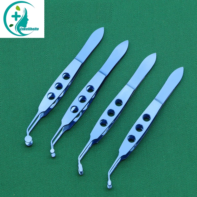 Ophthalmic Massage Forcep eye plastic surgery Tweezers Ophthalmic Surgical Forceps eyelid Tools