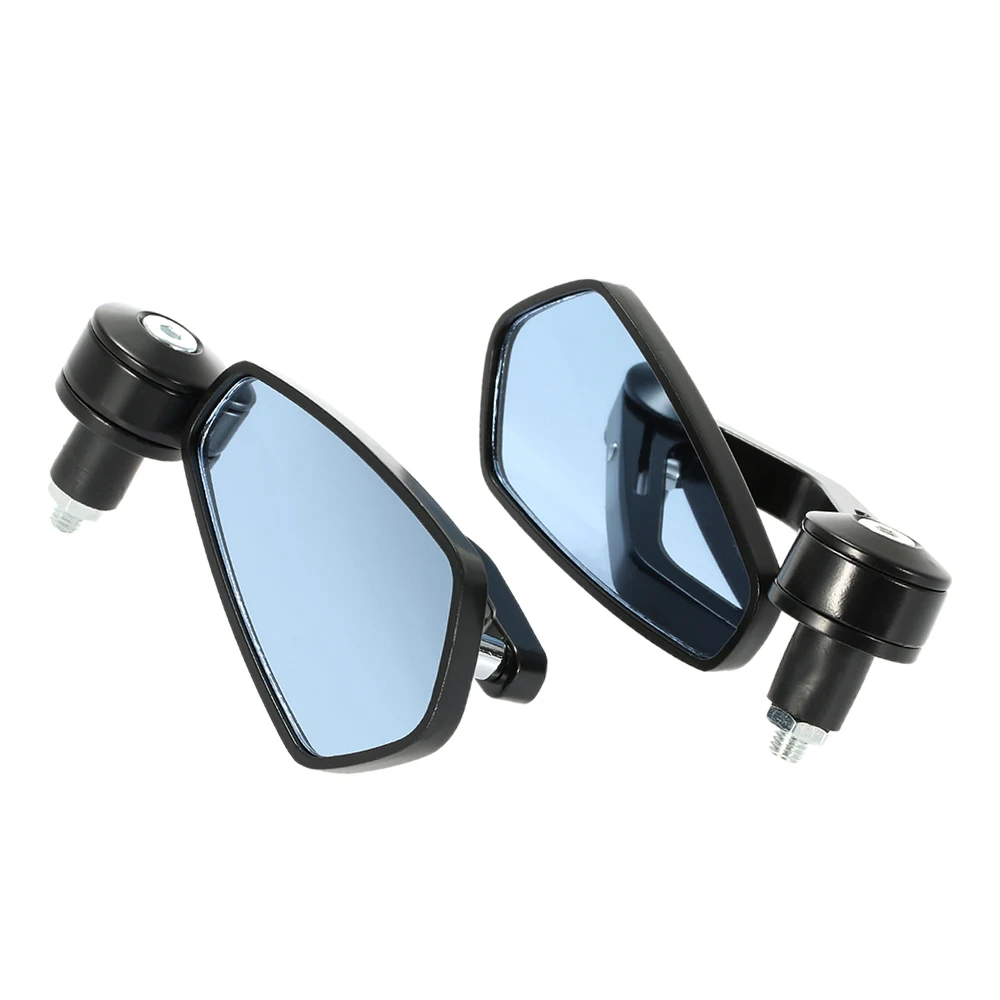 1 Pair of Motorcycle End Bar Rearview Mirror Universal 7/8\