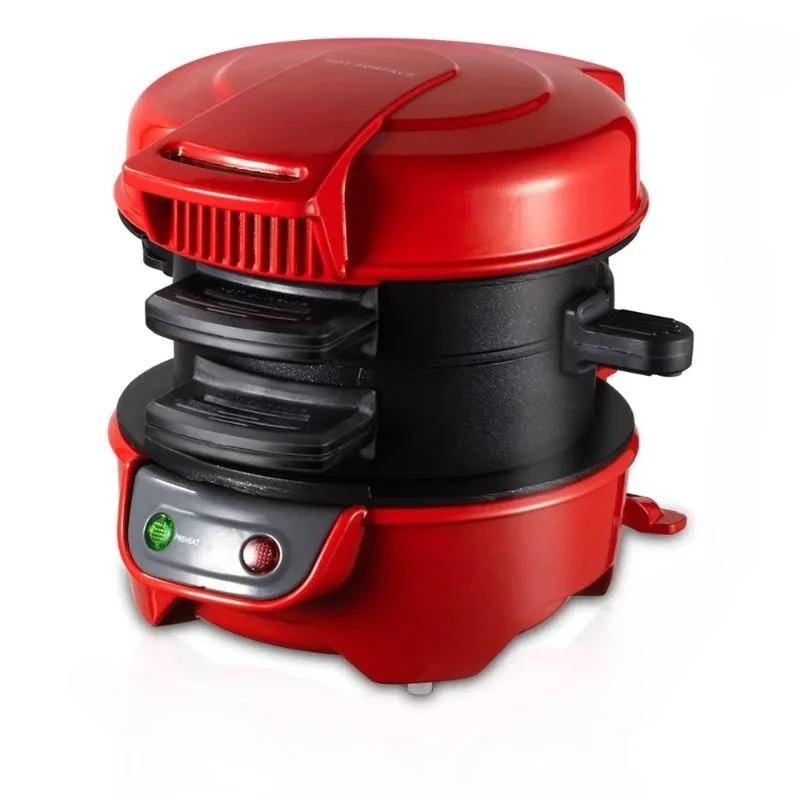 

Sandwich Bread Machine European Standard American Standard Household Bake 110V Waffle Breakfast Spit Driver