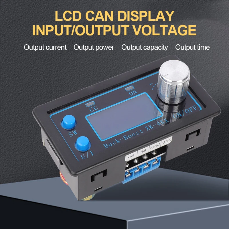 4KX Programmable CNC DC DC Buck Boost Converter CC CV 0.5-30V 4A Adjustable Regulated Power Supply For Solar Battery Charging