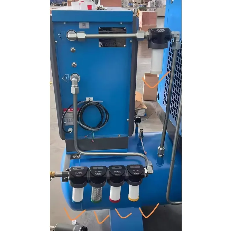 Customized Aircompressors 15kw 20hp Industrial Air-compressors 4 In 1 All-in-one Rotary Screw Air Compressor For Laser Cutting
