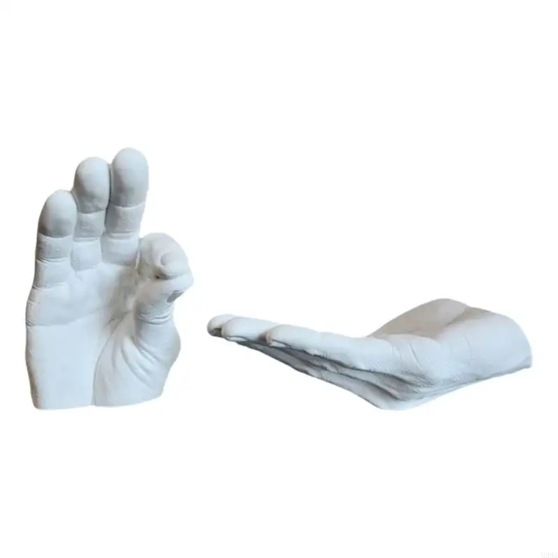 Quemadores incienso decorativos en forma mano G99A con recogedores cenizas, soporte inciensos resina hecho a mano