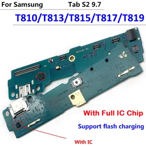 Bilashmart USB Charger Charging Port Load Board Tail Plug Connector Flex Samsung Tab S2 9.7/T810/T813/T815/T817/T819