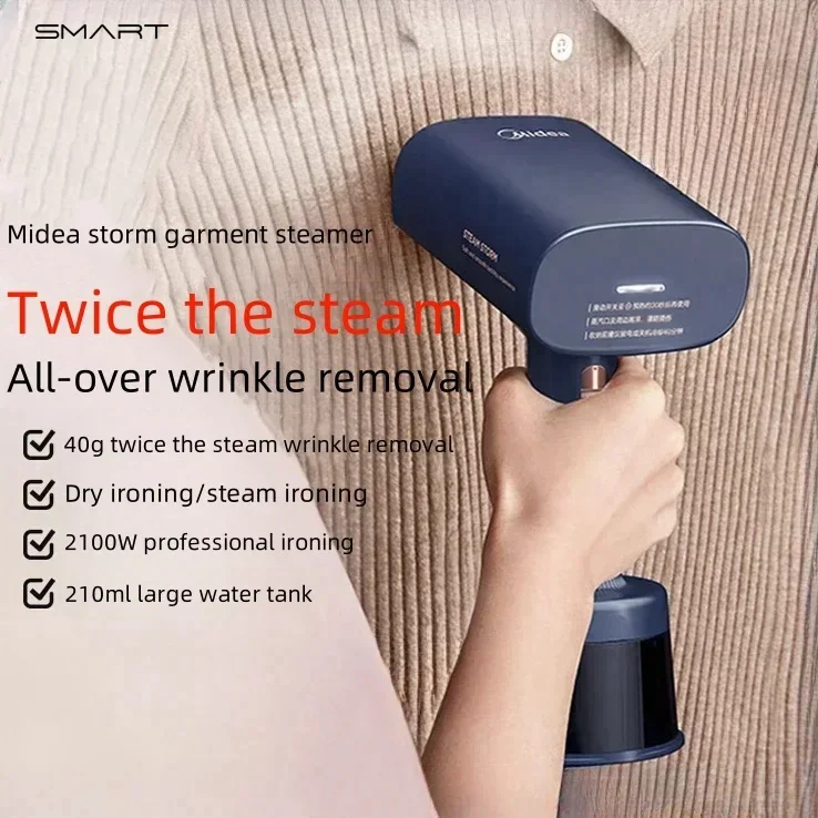 

Handheld Steam Ironing Machine - Portable Home Garment Steamer. Small Steam Dry Iron. Iron Clothes Easily. Compact & Useful.