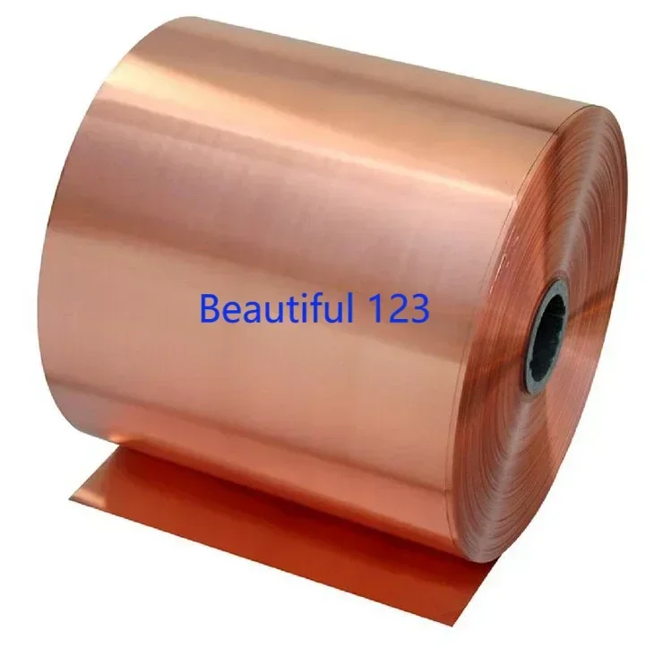 0.1mm 0.2mm Copper strip  Sheet Roll High Purity Pure Copper Cu Metal Sheet Foil Plate 100mmx1000mm red copper Purple