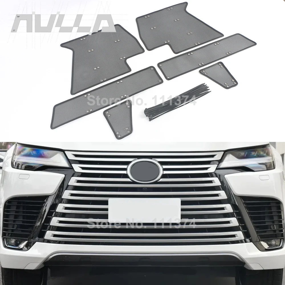 

For LEXUS LX600 2022-2025 Insect Screening Mesh Front Grille Insert Net Anti-mosquito Dust Accessories