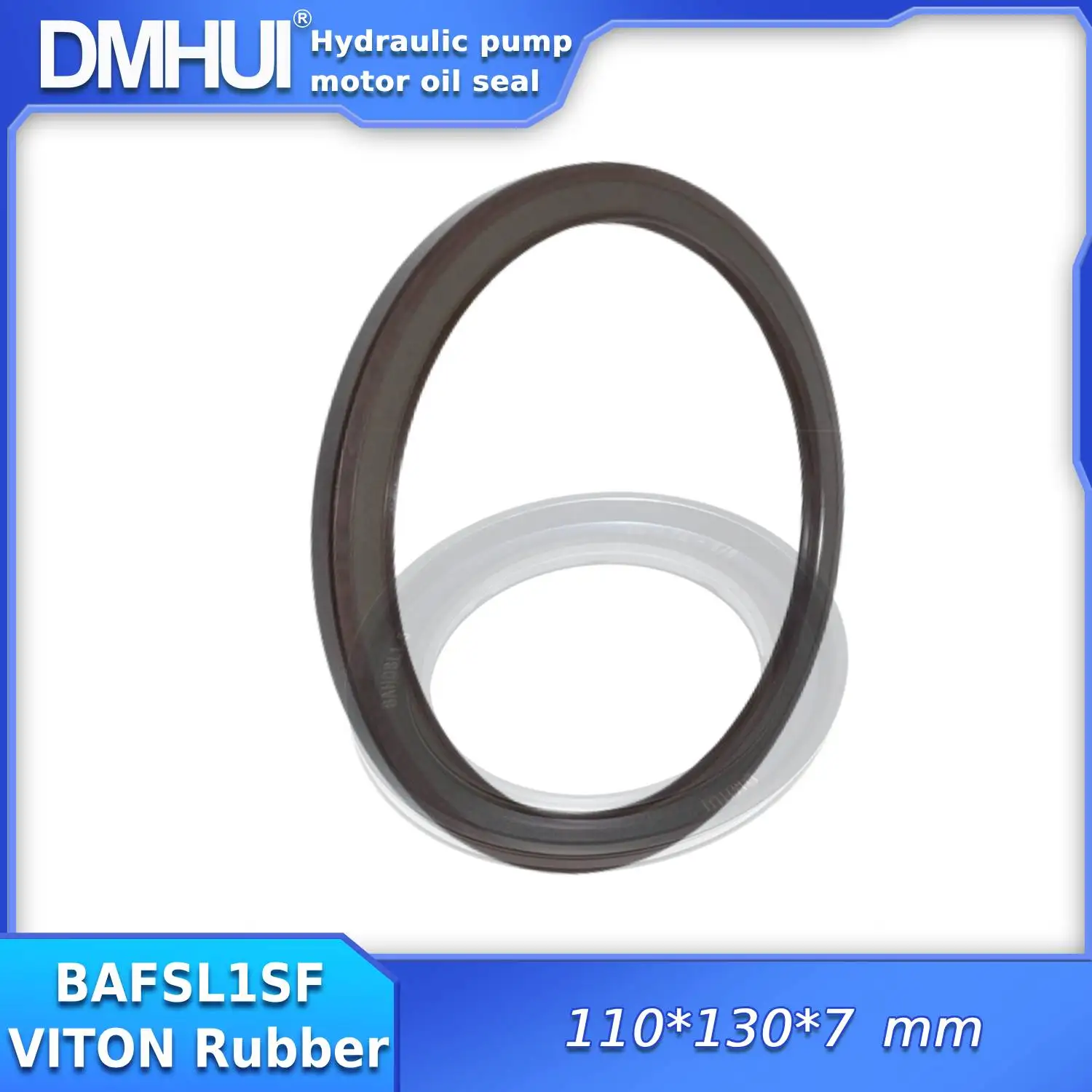 

DMHUI Hydraulic Pump High Pressure Skeleton Oil Seal BAFSL1SF Type 110x130x7 mm FKM Rubber for Rexroth High End Quality