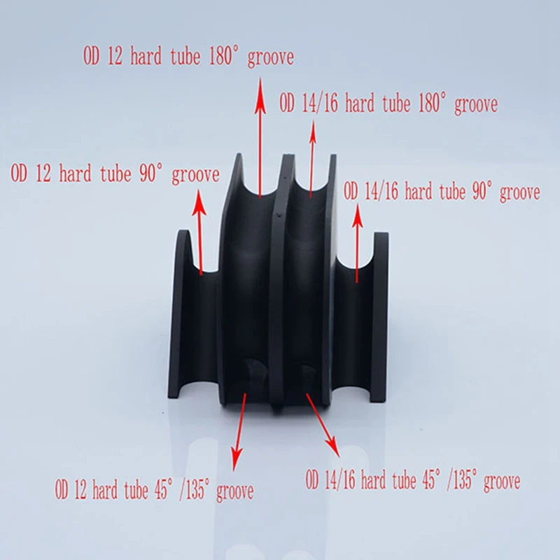 Universal PETG/Acrylic/PMMA Bending Tool Hard Tube Bender Multi-Angle For OD12/14/16MM Water Cooler Tool Parts