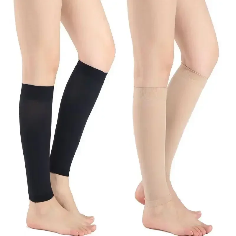 

New 1 Pair Varicose Vein Fatigue Relief Leg Warmer Compression Calf Sleeve Sock Long Stocking Elastic Leg Support Leg Shin Sock