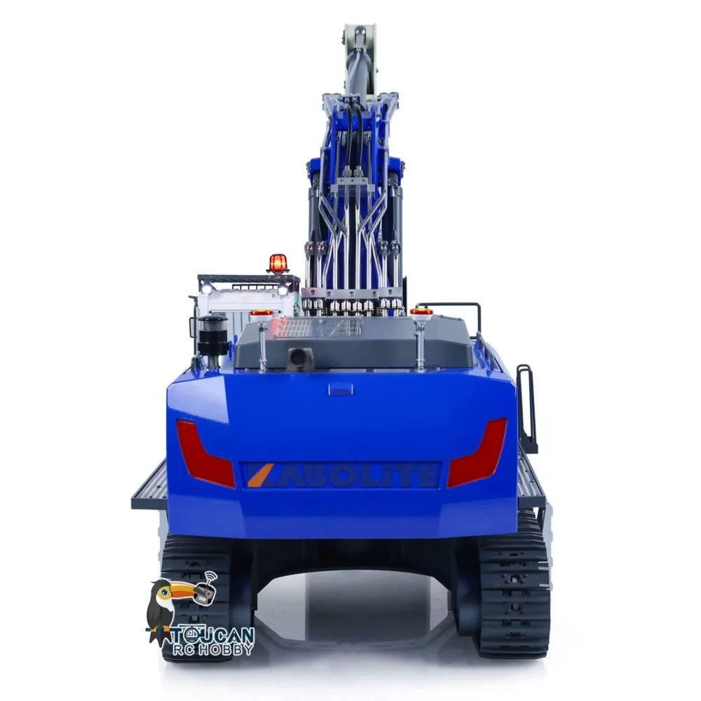 Kabolite 1/14 RTR Metallo Aggiornato K970 100S Pro RC Escavatore Idraulico Veicolo da Costruzione Remoto Digger Fumatori Giocattoli TH23387