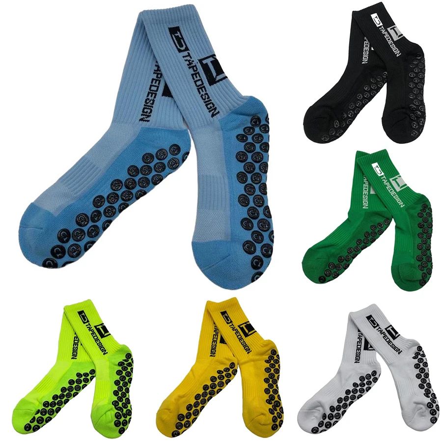 Anti-slip Soccer Socks Adults Men Women Mid-Tube Non Slip Football Sock Baseball Rugby Tennis Running Cycling Sport Grip Socks