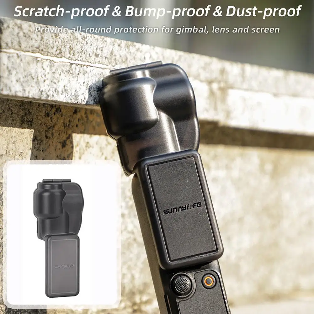 For DJI Osmo Pocket 3 Lens Protective Case Camera Lens Screen Protector Anti-fall Flip Cover Quick Release Case Accessories