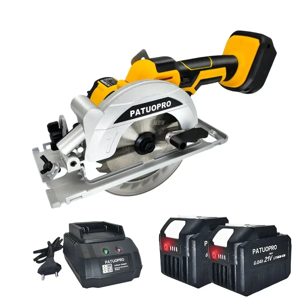 5 inch Brushless Circular Saw 125mm Cordless Electric Woodworking Saw Cutting Machine Power Tools For Makita 18V Battery