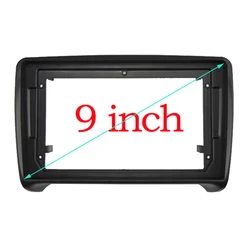 Car Radio Fascias For Adi TT MK2 2006-2014 2 Din Frame Mount Kit 9 inch Stereo Panel Wiring Harness Power Cable Adapter Canbus