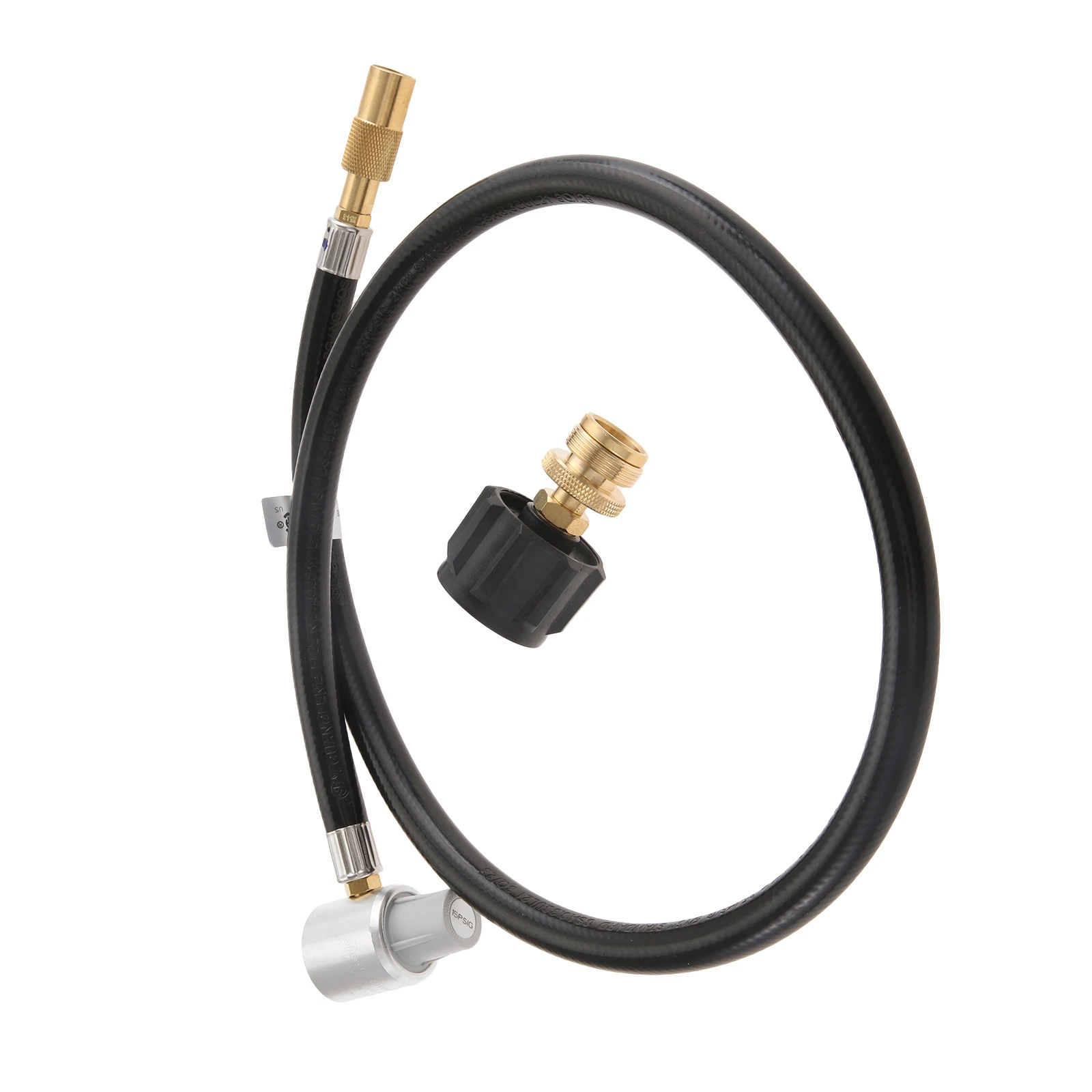 5428A 1lb Propane Tank Regulator 3FT Hose with QCC1 Adapter for Coleman Guide Series Camp 3-Burner Stove 1lb- 20lb Propane Tanks