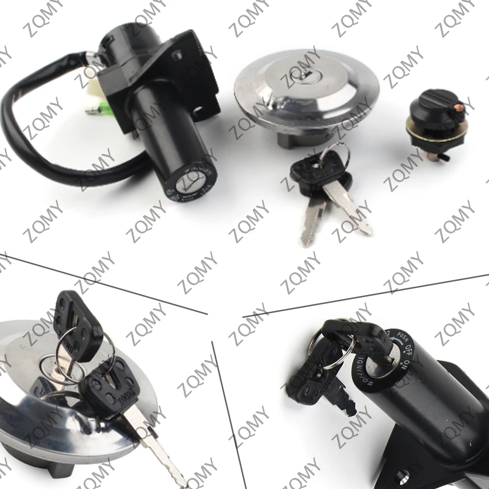 For Yamaha YBR125 YBR 125 2002-2013 Motorcycle Ignition Switch Fuel Cap Lock Seat Lock Set