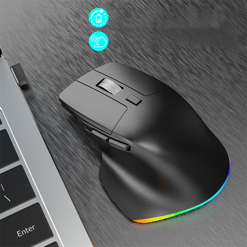 العلامة التجارية الجديدة 2026 ماوس بلوتوث لاسلكي ماوس ألعاب الكمبيوتر المحمول متعدد الشاشات