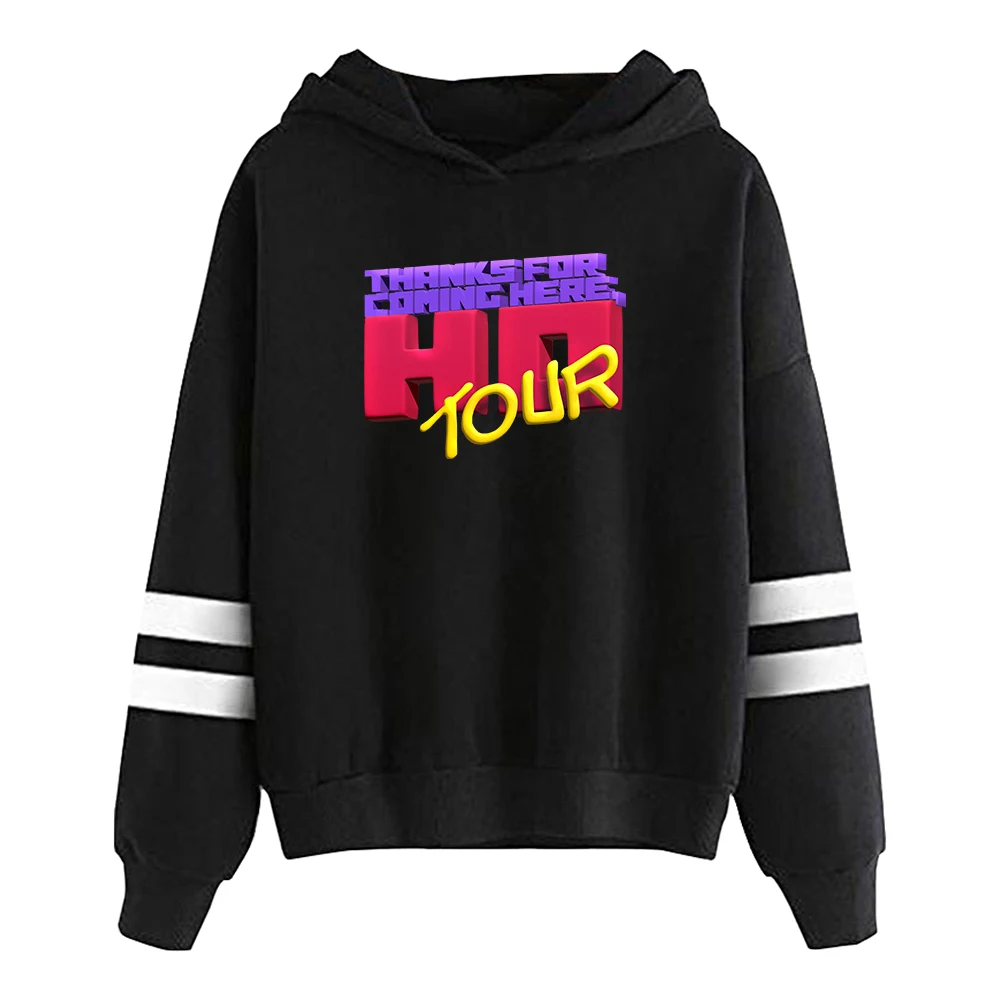 Flo Milli Thanks For Coming Here Ho Tour Hoodie Pocketless Parallel Bars Sleeve Streetwear Men Women Sweatshirt Fashion Clothes