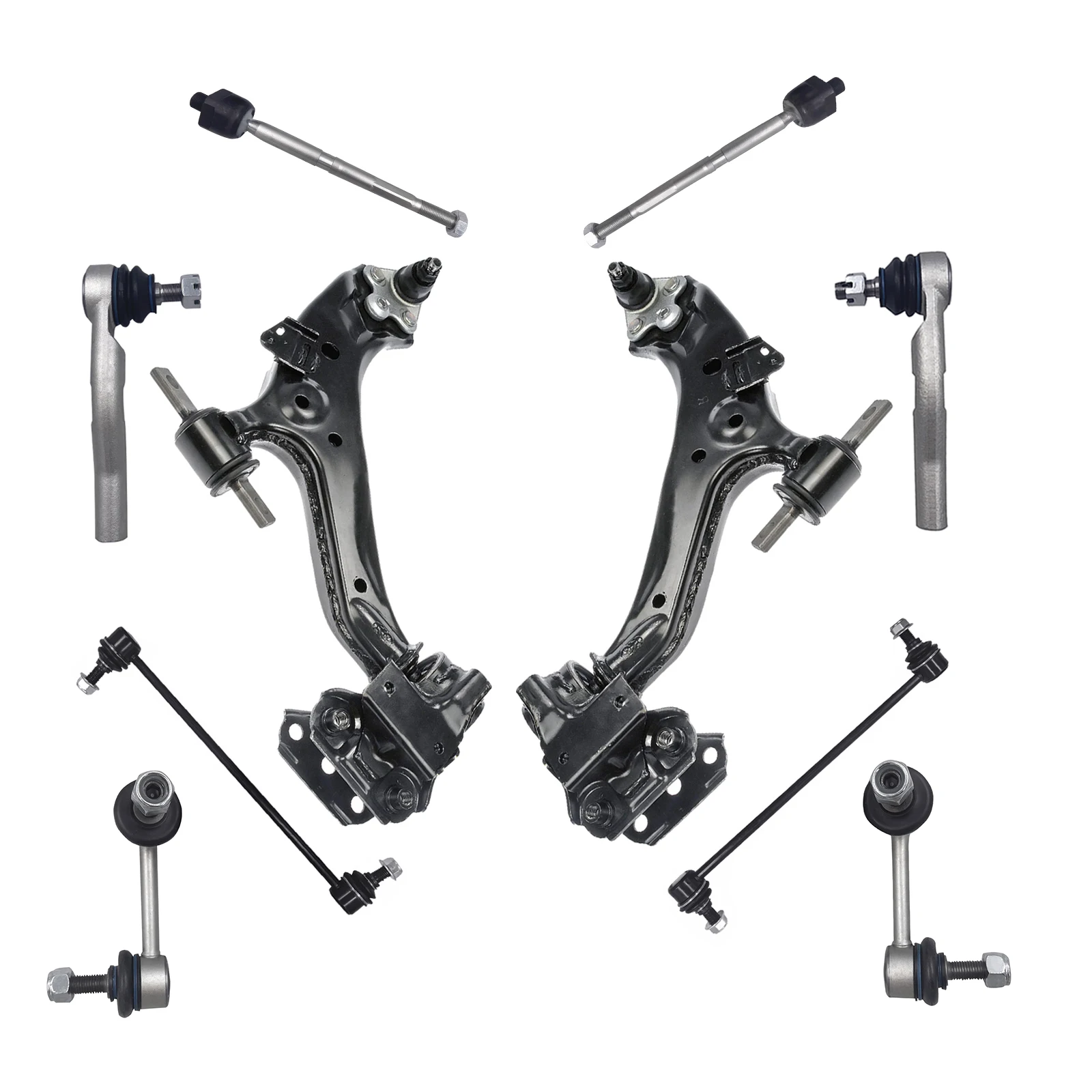 

AzbuStag Front Lower Left Right Control Arm 10Pcs for HONDA CR-V 2012-2014 ES801157 53560T0AA01 53560T0AA11 53560T1WA01