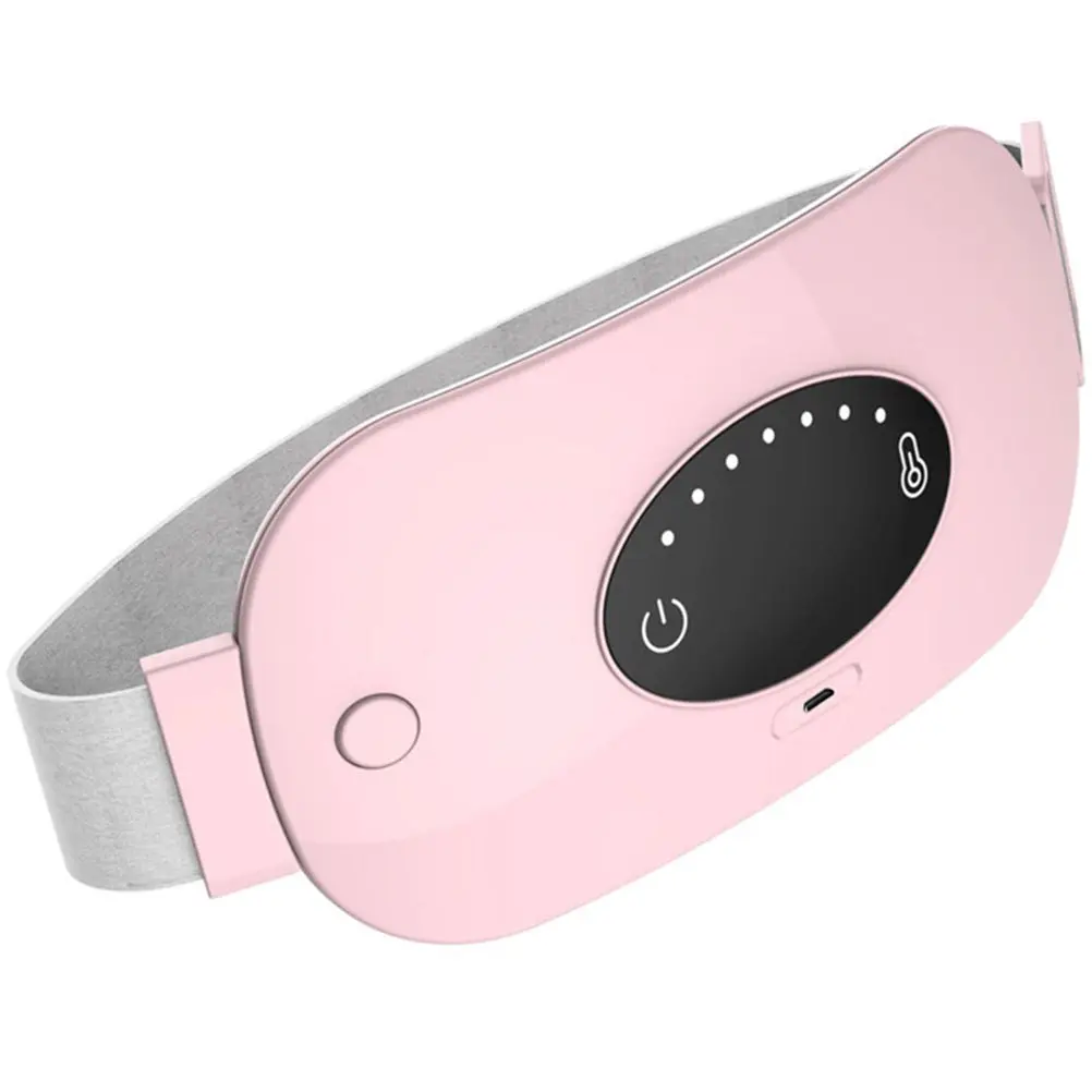 

USB Heating Pad for Menstrual Cramps Adjustable Waistband with Embedded Buckle Skin-Friendly Elastic Fiber Portable Office
