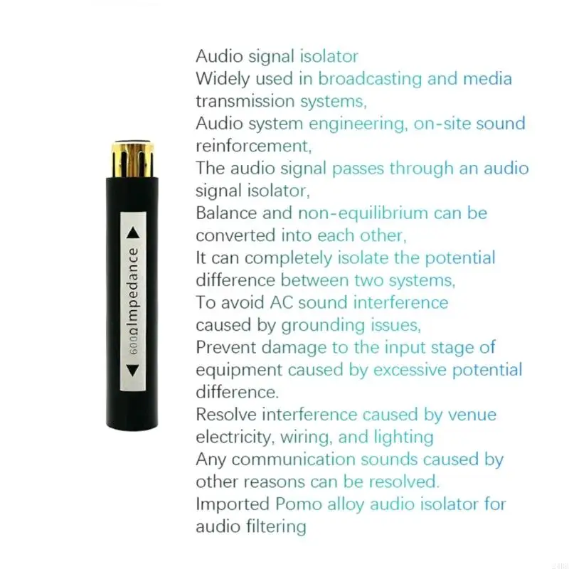 Effective Noise Reductions XLR Audios Isolator For Clear Natural Sound Output 24BB