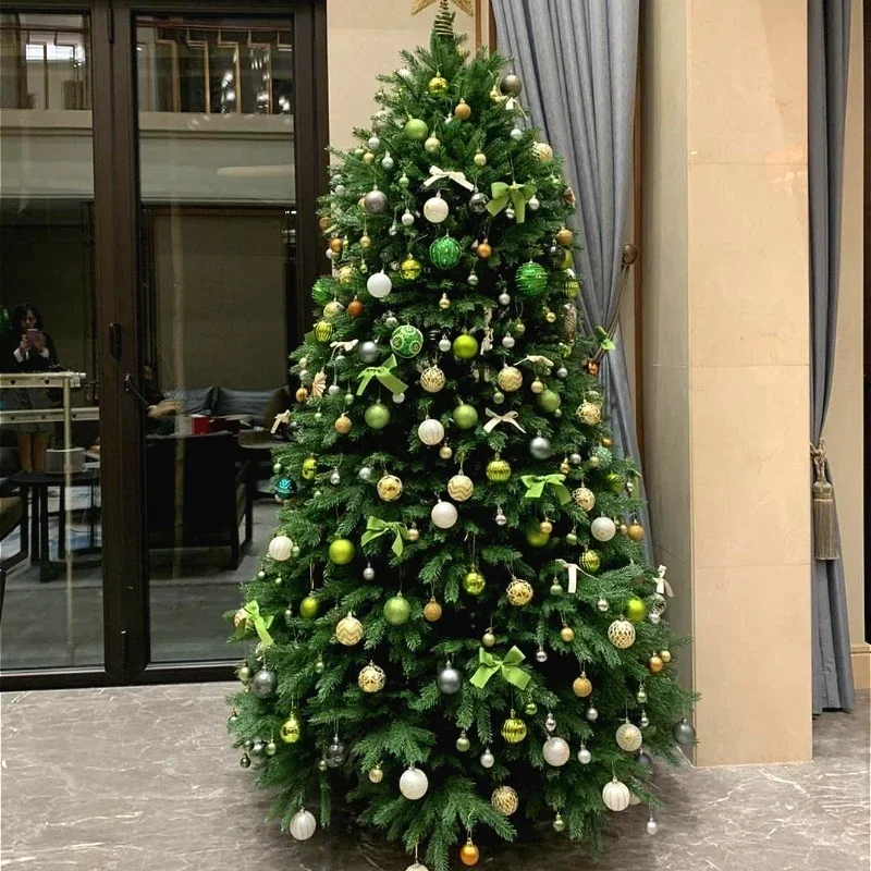 Pop Sale New Pure PE Material Encryption Christmas Tree for Outdoor Home Decor and Xmas Party Decoration Christmas Ornaments